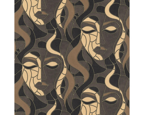 Tapet vlies Elle Decoration 4 portret mozaic maro 10,05x0,53 m
