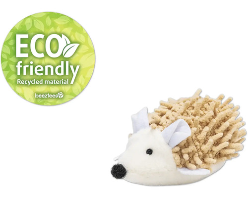 Jucărie pisici Beeztees Eco arici Mozi 8x5x4 cm "Jucărie arici din material reciclat cu simbolul ""Ecologic"""