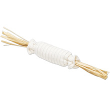 Snop decorativ de paie, înfășurat cu material textil