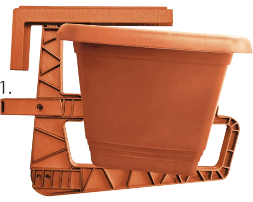 Jardinieră de balcon cu suport