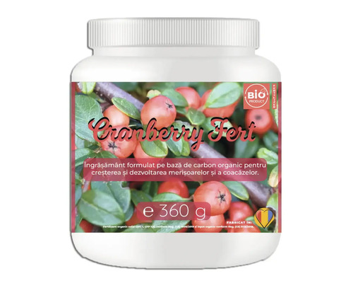 Îngrășământ Bio pentru coacăze și merișoare TOPSEM 360 g Îngrășământ Cranberry Fert în recipient, 360 g