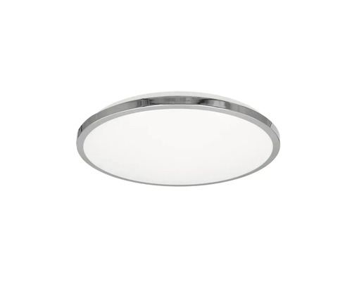 Plafonieră cu LED integrat Silver 10W 1000 lumeni, pentru baie IP44, crom Plafonieră rotundă cu margine argintie