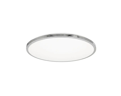Plafonieră cu LED integrat Silver 18W 1800 lumeni, pentru baie IP44, crom Plafonieră rotundă cu ramă argintie