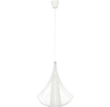 Lampa suspendată cu abajur din plasă de sârmă