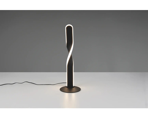 Lampă de masă decorativă cu LED, cu design spiralat pentru interior