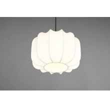 Lumină suspendată de interior, din material textil alb
