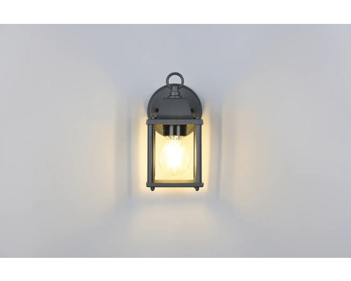 Lumină de perete metalică cu bec