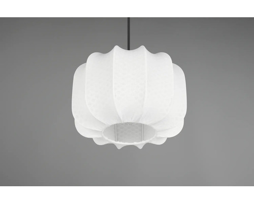 Corp de iluminat suspendat, textil, alb