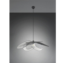 Lumină suspendată cu design floral și structură de plasă