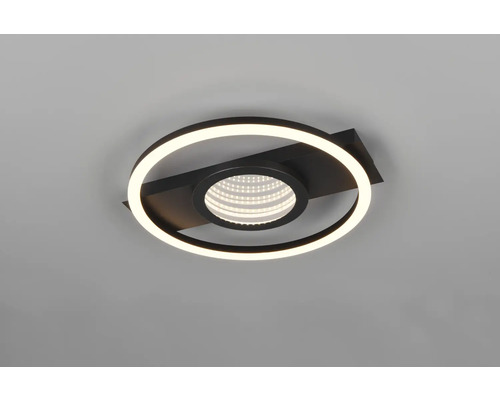 Plafonieră cu LED integrat Wheeler 18W 1800 lumeni, negru