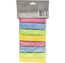 Lavete microfibră multicolore la set de 8, 30x30 cm, potrivite pentru lucrări de curățenie