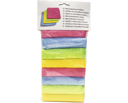 Pachet cu opt cârpe din microfibră