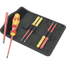 Set de șurubelnițe Wera cu mai multe șurubelnițe într-o geantă neagră