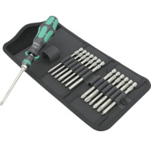 Set de biți pentru șurubelniță în geantă neagră