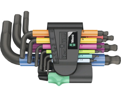 Set chei hexagonale Wera cu suport