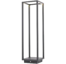 Corp de iluminat de grădină dreptunghiular, din metal