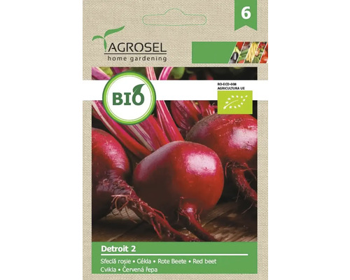 Bio Semințe legume Agrosel sfeclă roşie Detroit PG3 Pachet de semințe de sfeclă roșie
