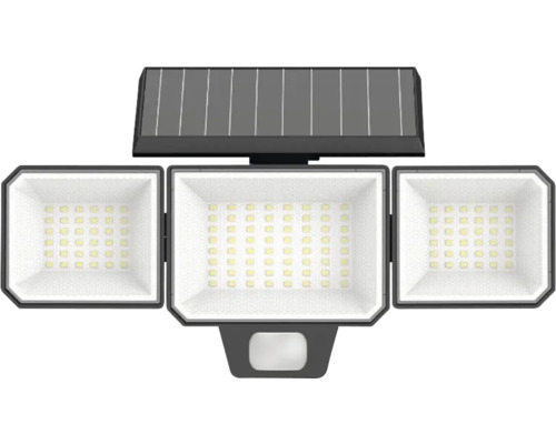 Reflector solar cu trei lumini și panou solar