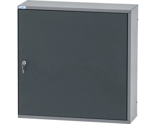 Dulap gri pentru chei, din metal, cu cheie