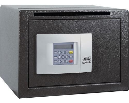 Seif cu fanta de depunere cu blocare electronică