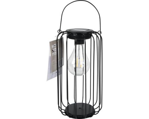 Lanternă solară cu bec LED și cușcă metalică