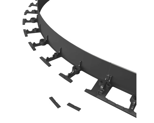 Bordură de gazon din plastic pentru delimitarea zonelor de grădină