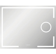 Oglindă dreptunghiulară cu ramă LED și senzor tactil