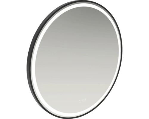 Oglindă rotundă cu iluminare cu LED