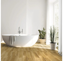 Gresie exterior / interior porțelanată rectificată Legno Classico bej 15x60 cm