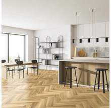 Gresie exterior / interior porțelanată rectificată Legno Classico bej 15x60 cm