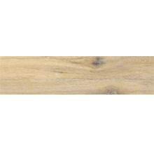 Gresie exterior / interior porțelanată rectificată Rovere maro 15x60 cm
