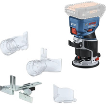 Freza verticală cu acumulator Bosch Professional GKF 18V-8 cu accesorii