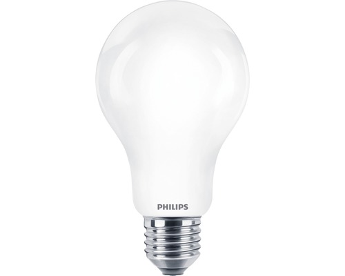 Bec LED Philips E27 17,5W 2452 lumeni, glob mat A67, lumină caldă