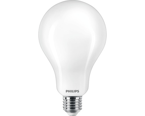Bec LED Philips E27 23W 3452 lumeni, glob mat A95, lumină caldă