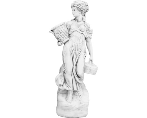 Statuie Femeie cu ulcior H 140 cm alb