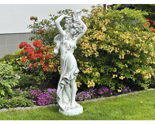 Statuie Femeie cu ulcior H 155 cm alb