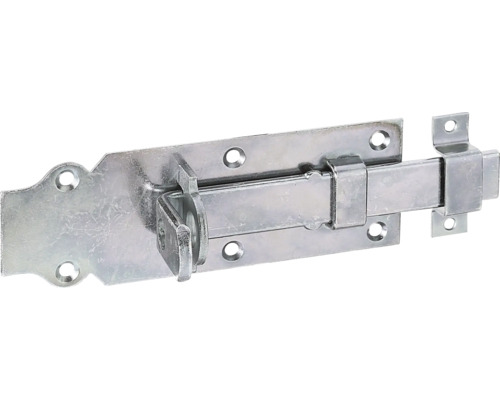 Zăvor metalic universal Alberts 160x56 mm, blocare cu lacăt, oțel zincat galben Zăvor metalic