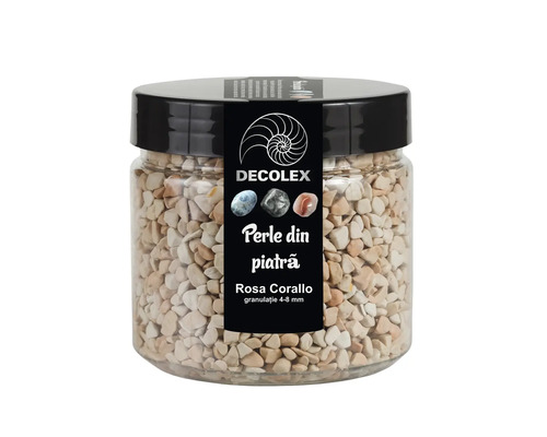 Piatră decorativă naturală Decolex Corallo granulație 4-8 mm 1,13 kg bej