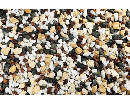 Prim-plan cu pietriș decorativ pentru grădină