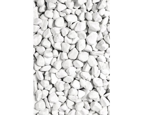 Pietriș decorativ alb ca fundal