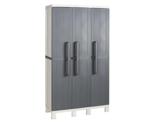 Dulap depozitare grădină pentru unelte TOOMAX Wood Midi plastic 173x97x37 cm grafit Dulap depozitare grădină pentru unelte TOOMAX Wood Midi plastic 173x97x37 cm grafit