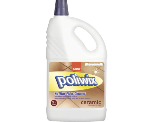 Detergent pentru podele Poliwix fără ceară, 2 litri, pentru ceramică și suprafețe exclusiviste