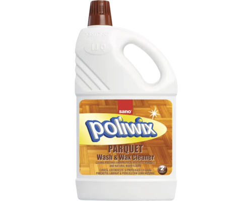Detergent cu ceară pentru parchet Poliwix, 2 litri
