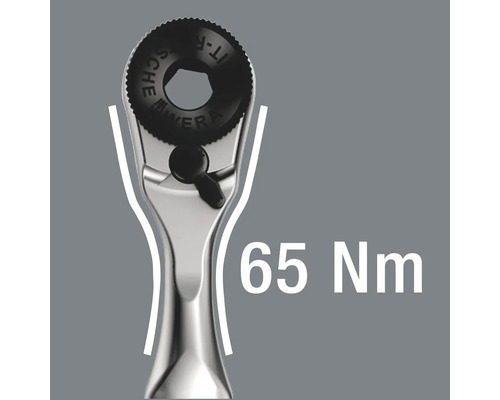 Crichet Wera cu o capacitate maximă de cuplu de 65 Newton metri