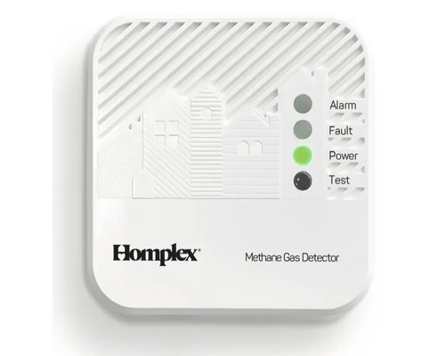 Detector gaz metan Homeplex HD100 PRO + electrovalvă Madas