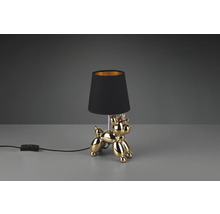 Lampă de masă decorativă în formă de câine cu abajur