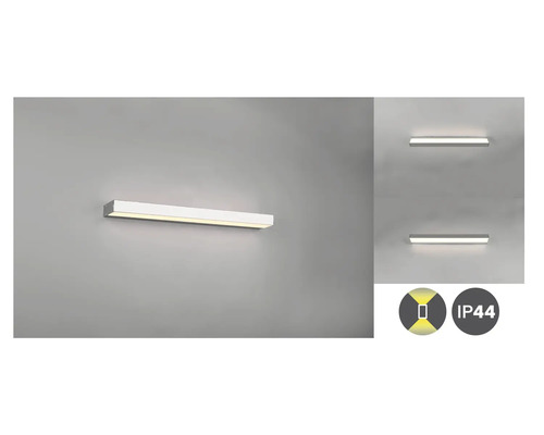 Lumină de perete dreptunghiulară pentru iluminat direct cu grad de protecție IP44