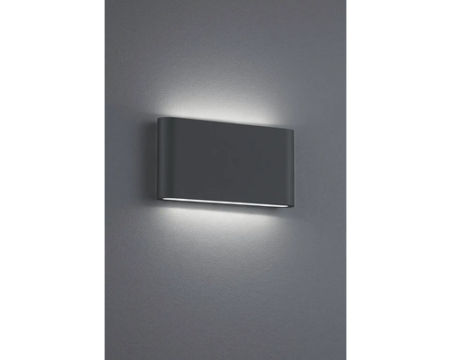 Aplică sus/jos cu LED integrat Thamess 9W 450 lumeni, pentru exterior IP54, antracit