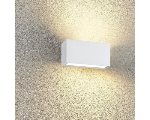 Aplică în jos cu LED integrat Trent 9W 800 lumeni, pentru exterior IP65, alb mat