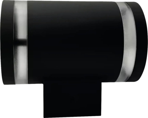 Lumină de perete neagră cu emisie de lumină în sus și în jos